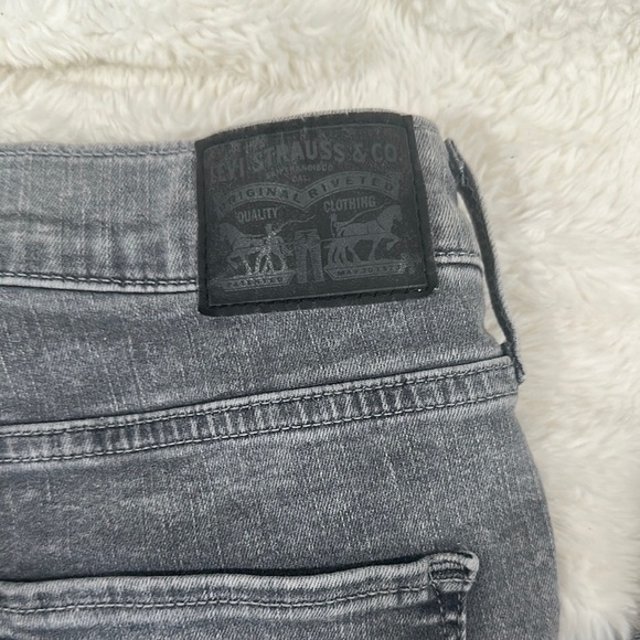 Levi's Gray High Rise‎ Jeans Slim Fit Tapered - Picture 5 of 7